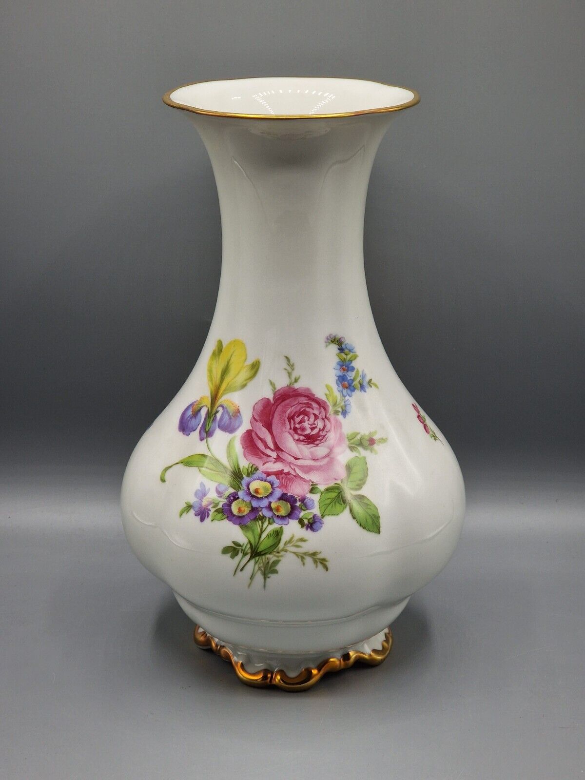 Lindner Porzellan Vase 99/26, 419, 27cm Hoch